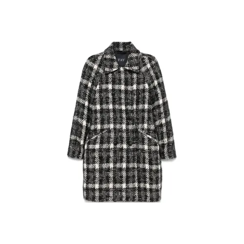 FAY Черное Женское Пальто