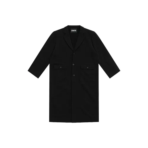 SMFK Пальто Унисекс Дикий Черный