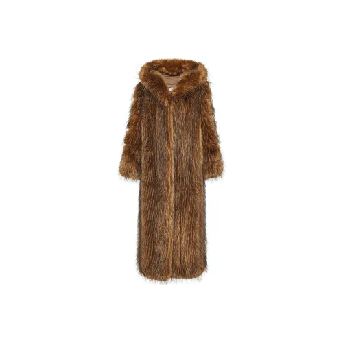 PHILIPP PLEIN FW24 Мех Женский Коричневый