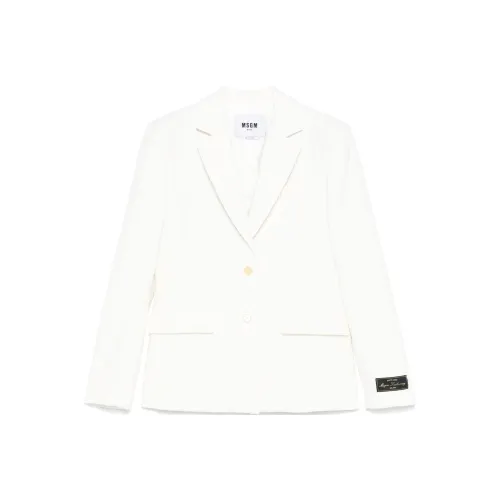 MSGM SS25 Бизнес-костюм Женский Белый