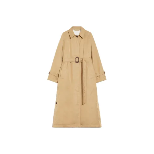 WEEKEND MaxMara Тренчкот Женский Бежевый