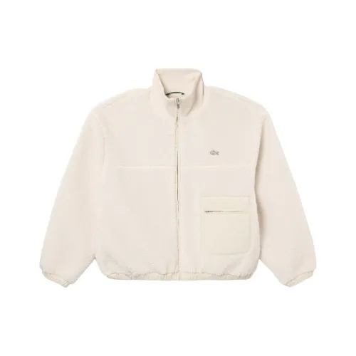 LACOSTE Бархат Feel Пальто Женское Белое