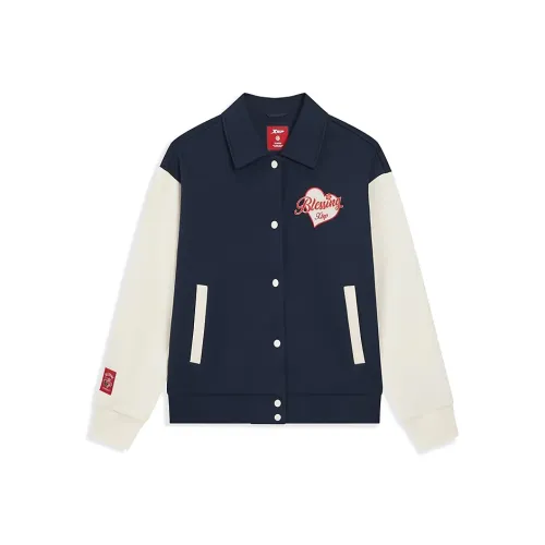 XTEP Sports Life Collection Горно-лунный белый Женские Бейсбольные Джерси