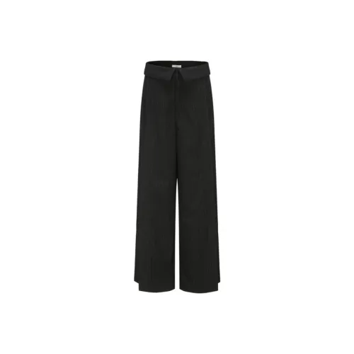 INITIAL Повседневные брюки Женские Черные полосы