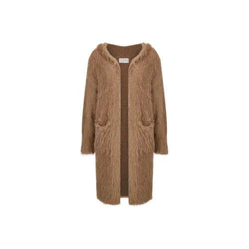Girly Fancy Club Пальто Женское Коричневое