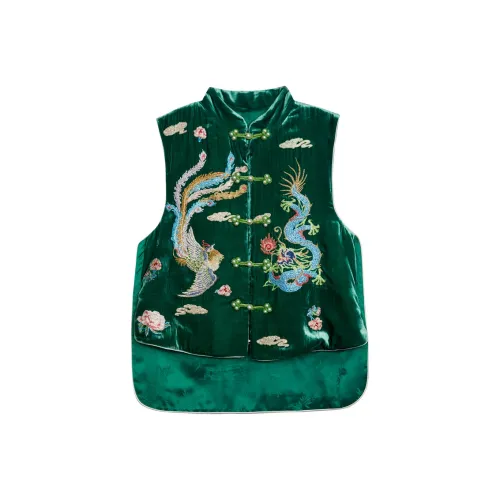 TCH Зеленые Женские Жилеты