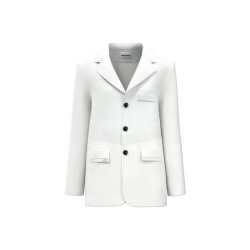 NAWS Mother Of Pearl White Women's Coat