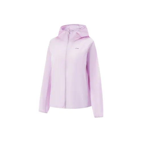 LINING Fitness Series Тренчкот Женский Сумеречный Фиолетовый