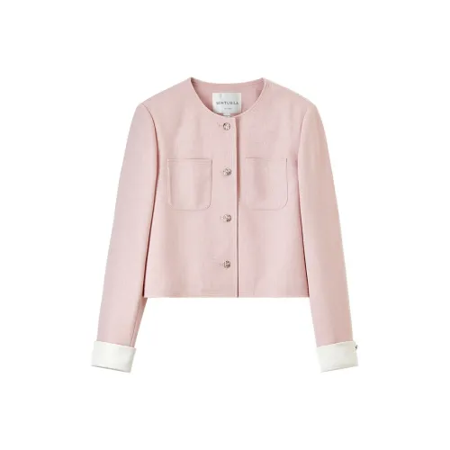 SENTUBILA Cropped Jacket Women's Pink