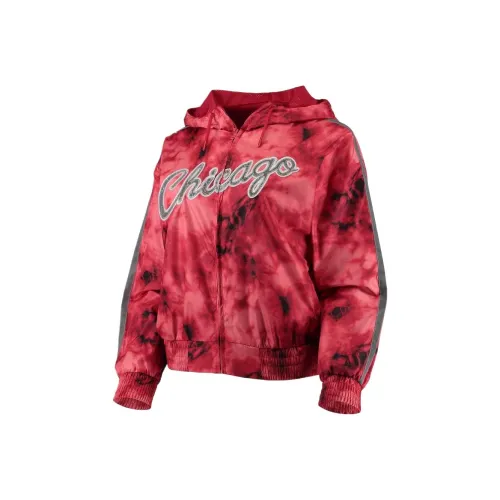 NBA x MITCHELL NESS Chicago Bulls Тренчкот Женский Красный
