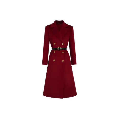 AUI Бургундский Женское Пальто