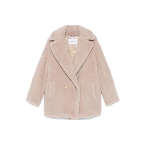 MaxMara Cuba Collection Пальто Женское Светлый Бежевый