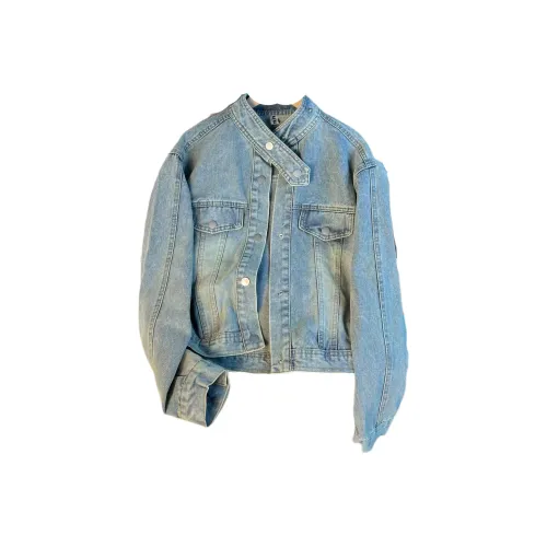 KEAB Синий Женские Джинсовые Куртки