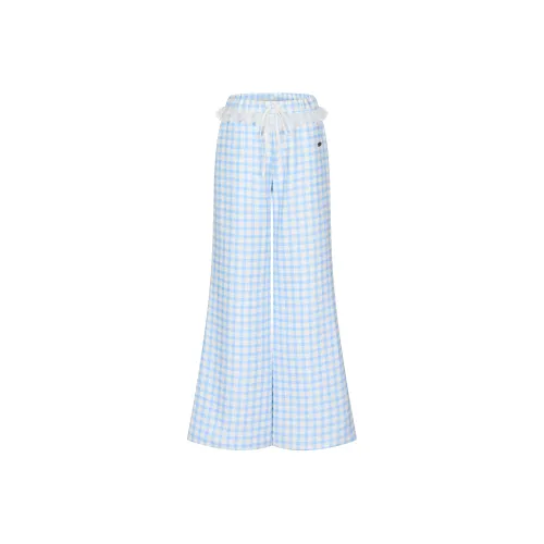 BETWEENAND Повседневные брюки Женские Синие