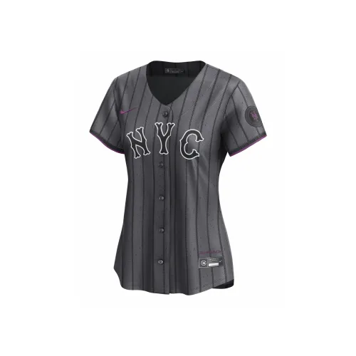 nike x MLB Бейсбольная куртка Женская Уголь