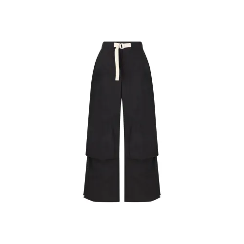 JIL SANDER Черные Женские Повседневные Брюки