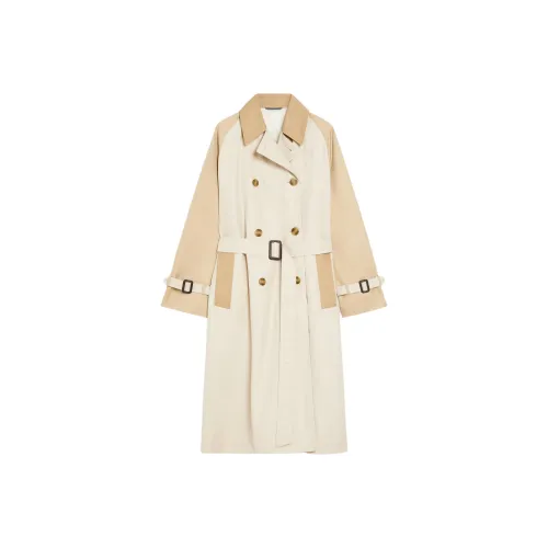 WEEKEND MaxMara Тренчкот Женский Бежевый