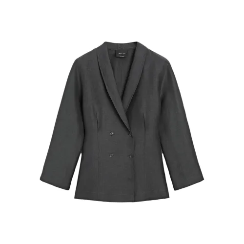 Massimo Dutti Бизнес-костюм женский темно-черный и серый