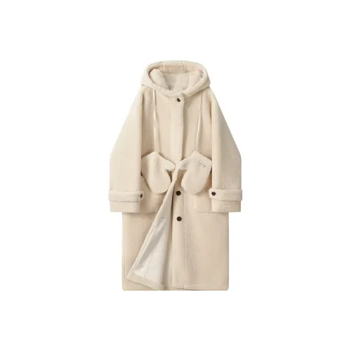 IDLE SOUL Бархат Feel Пальто Женское