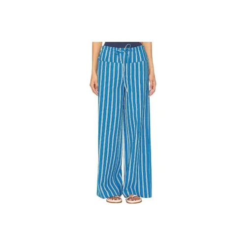 FREE PEOPLE SS24 Повседневные брюки Женские Синий Пэчворк