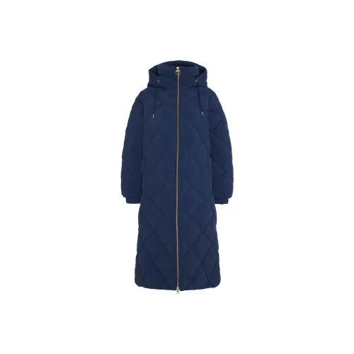 BARBOUR FW24 Пуховик Женский Морской Синий