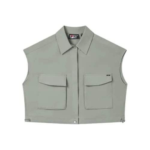 FILA Циановый Бирюзовый Женские Жилеты