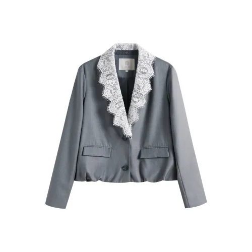 REDOLENCE Бизнес-костюм женский светло-серый