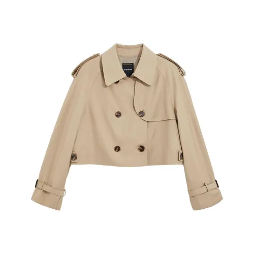BEBE FW24 Тренчкот Женский Светлый Хаки