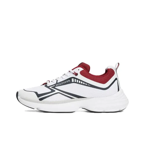 Tommy Hilfiger Беговые кроссовки Низкие Белые Черные Красные Мужские