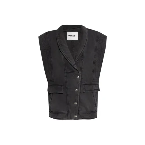 ISABEL MARANT ETOILE FW24 Жилет Женские Черный