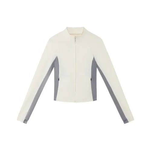 Metersbonwe Защита от солнца Одежда с защитой от солнца Женская Белый Серый Комплект