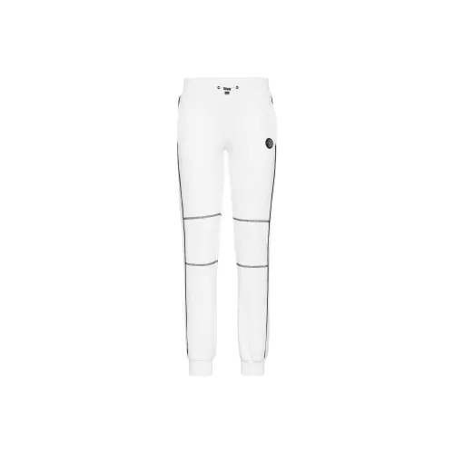 PLEIN SPORT Белые Женские Повседневные Брюки