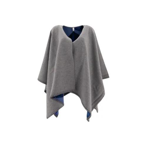 Ferragamo FW24 Плащ Женский Морской Синий