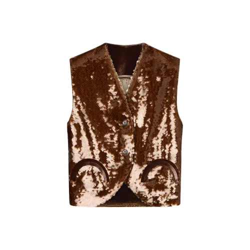 BLAZE Milano FW24 Жилет Женские Коричневый