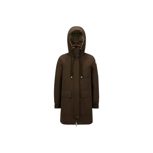 Moncler PARKA Пальто Женское Темно-зеленый