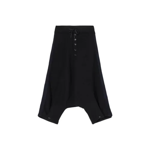 Yohji Yamamoto Черные Женские Повседневные Брюки