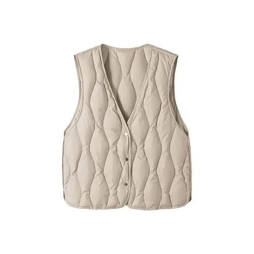 Cypress House Жилет Женский Серый Бежевый