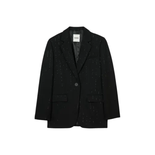 Sandro Бизнес-костюм женский черный