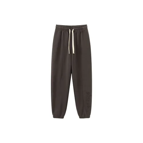 CHUU Повседневные брюки Женские Темно-серый