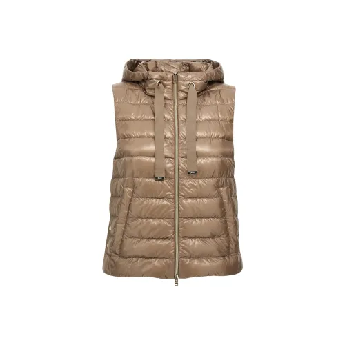 HERNO Коричневый Женские Жилеты