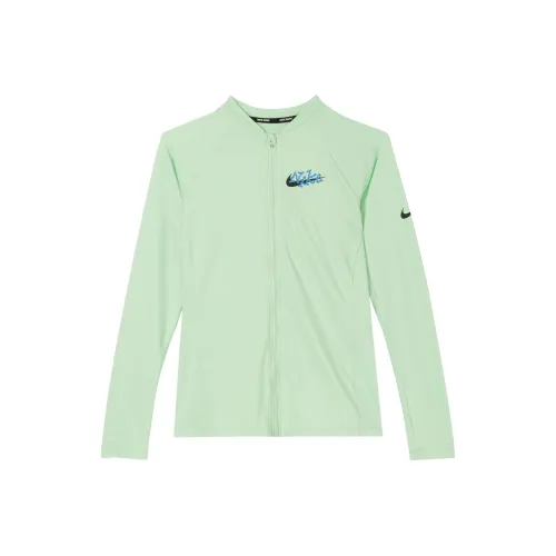 NIKE Паровой зеленый Женская одежда с защитой от УФ-лучей