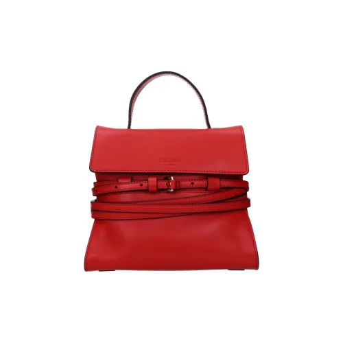 MOSCHINO Кожа Сумка через плечо Сумка Маленькая Женская Красная