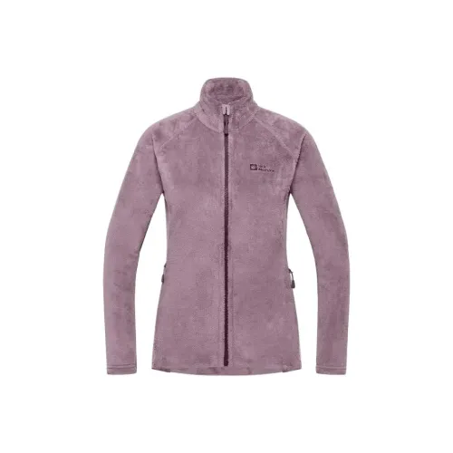 Jack Wolfskin FZ W ROTWAND С капюшоном Full ZIP HIGHLOFT Флис Бархат Feel Пальто Женские