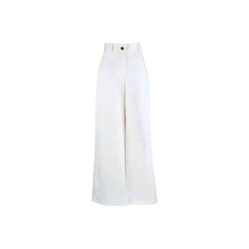 JIL SANDER Белые Женские Повседневные Брюки