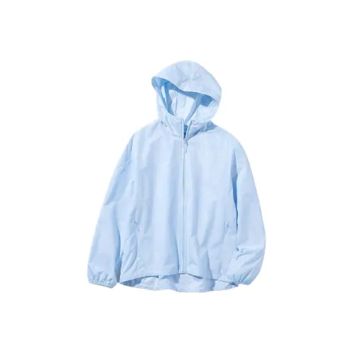 UNIQLO Flow Облачно-голубой Женская одежда с защитой от УФ-лучей