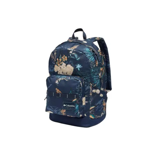 Columbia Zigzag Полиэстер Ручной Ручной работы Ноутбук Сумка Рюкзак Унисекс Морской Синий