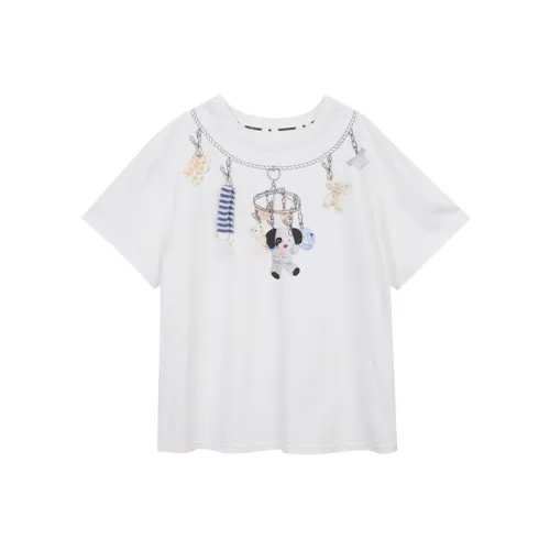 MASOOMAKE Т-рубашка с оборванным рукавом женская