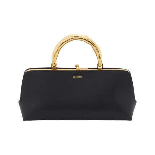 JIL SANDER Goji Телячья кожа Сумка Маленькая Женская Черная