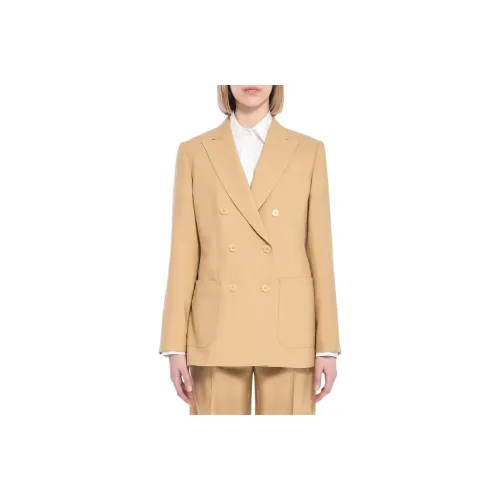 MaxMara Бизнес-костюм Пальто Женское Бежевое