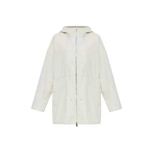 Moncler PARKA Пальто Женское Белое